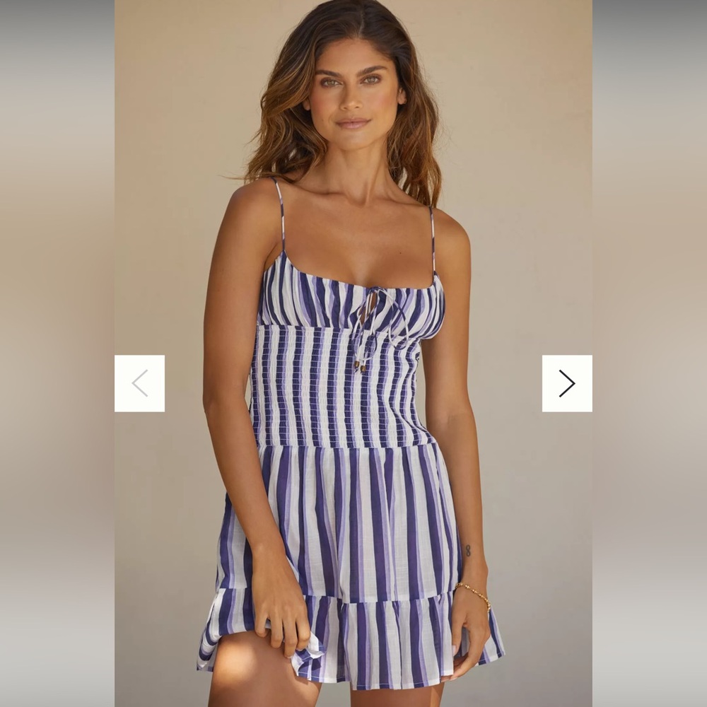 NEW! Anthropologie Mini Summer Dress Purple Motif XL BUNDLE FOR MORE SAVINGS